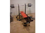 Pro Power Weight Bench with Weights