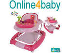 Child Pink Musical Toy Baby Walker & Rocker Boxed