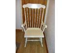 Gorgeous Traditional Cream Rocking Chair/ Nursing Chair....